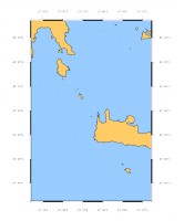 Côte Sud de Grèce - De Àkra Taìnaro à Nìsos Mìlos et partie Ouest de Nìsos Krìti