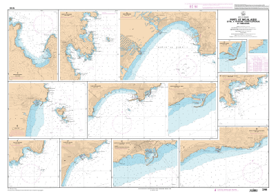 Ports et mouillages entre la frontière franco-espagnole et Tarragona