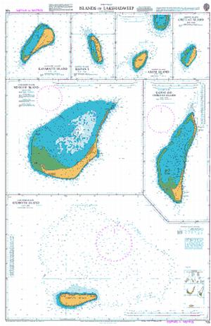 Islands in Lakshadweep (Laccadive Islands)