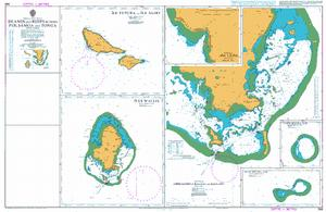 Islands and Reefs between Fiji, Samoa and Tonga