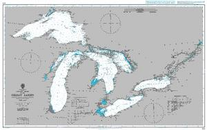 General Chart of the Great Lakes