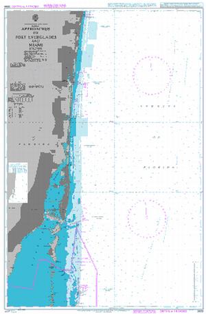 Approaches to Port Everglades and Miami