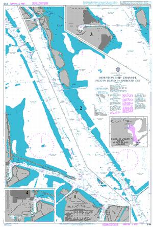 Houston Ship Channel  Pelican Island to Barbours Cut