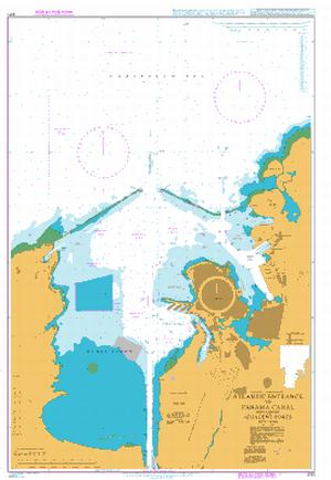 Atlantic Entrance to Panama Canal including Adjacent Port