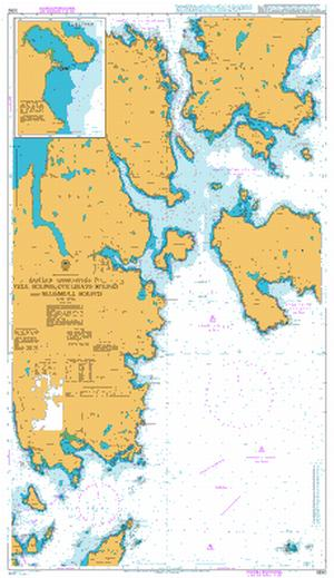 Eastern Approaches to Yell Sound, Colgrave Sound and Blue