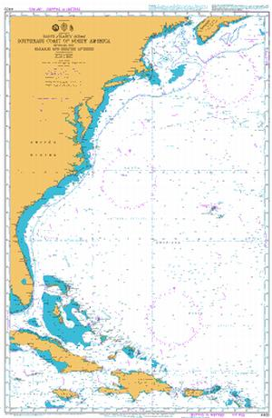 Southeast Coast of North America including the Bahamas an