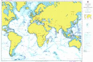 A planning chart for the Atlantic and Indian Oceans