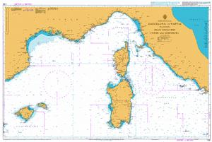 Barcelona to Napoli including Islas Baleares Corse and Sa