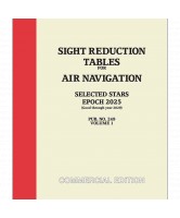 Sight Reduction Tables - Volume 1 (U.S. Version) Epoch 2025